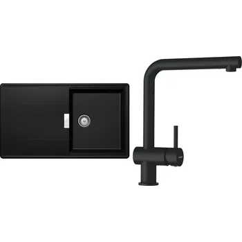 Granitový dřez Set Schock S13-1 (dřez Tia D-100 Magma + baterie Epos Magma)