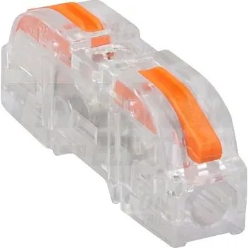 Tracon OVOTT11 Krabicová svorka spojka s páčkou pružinová průsvitná 0,5-4mm2, 32A, 400VAC 1P (Tracon OVOTT11)