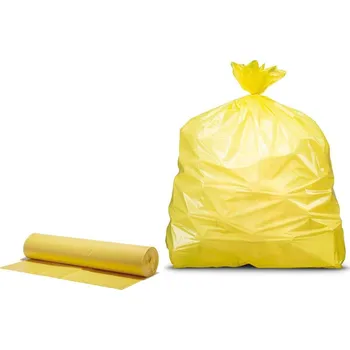 Pytle na odpadky Pytel na odpad žlutý 120 lt, 70x110 cm, síla 40 mi | 25 ks