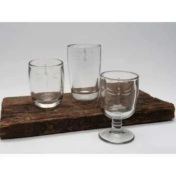 Sklenice Skleničky vážky - Libellules - La Rochére, Varianta Sklenice 0,28 l