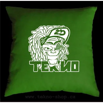 Dekorativní polštářek TEKNOSHOP TeknoBoy tekno polštářek s potiskem černý