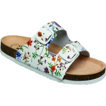 Dámské pantofle SANTÉ D/21/N/FLORA/BP Pantofle dámské - bílá - 38