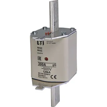 pojistka 004186221 Vložka pojistková NV3 C gL-gG KOMBI 500V 300A, ETI