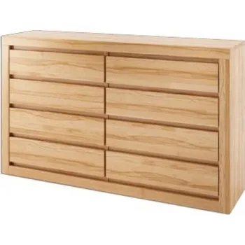 Komoda ImportWorld Komoda Lamar masiv buk v90 x š150 x h41 cm (Barva dřeva: Buk přírodní)