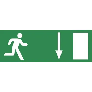 Nouzové osvětlení PIKT-D-A Piktogram: šipka dolů 297 x 105, Panlux