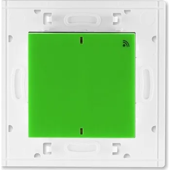 vypínač 3299H-A21908 67 Vysílač ABB RF 868 MHz jednonásobný, nástěnný, zelená/kouřová černá, ABB