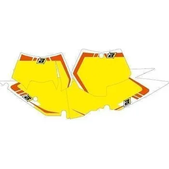 Samolepicí dekorace na vozidlo BLACKBIRD nálepka startovní číslo KTM EXC 08-11, SX 07-10