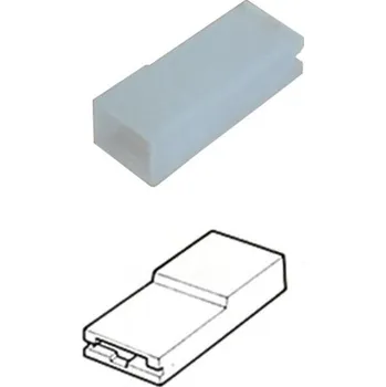 elektrický kabel 280206 Návlek izolovaný typ 2 Nylon, 4,8 x 0,8, Haupa