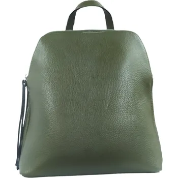 Městský batoh Vera Pelle dámský batoh kožený zelený