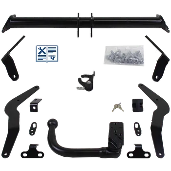 Tažné zařízení Brink tažné zařízení Odnímatelné včetně TowTec elektropřípojky 7pólové typová - PEUGEOT RIFTER