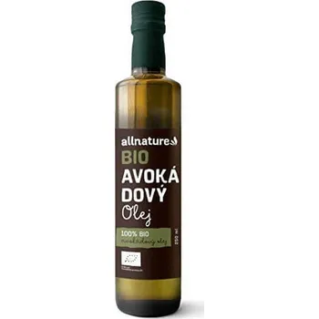 Rostlinný olej Allnature Avokádový olej BIO 250 ml