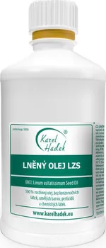 Rostlinný olej Aromaterapie Karel Hadek Lněný olej LZS 500 ml