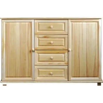 Ložnice ImportWorld Komoda Julie masiv - v100 x š150 x h45 cm (Barva dřeva: Dub)
