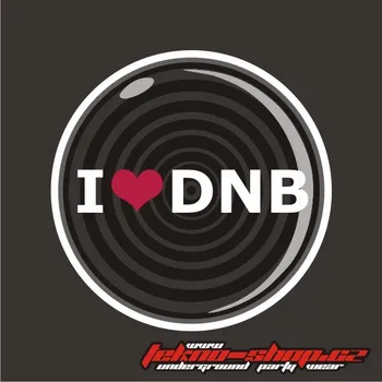 TEKNOSHOP Odznak I Love DnB