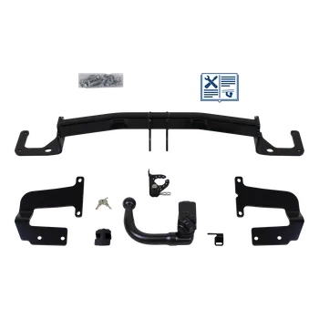 Tažné zařízení Brink tažné zařízení Odnímatelné včetně TowTec elektropřípojky 7pólové univerzální - PEUGEOT TRAVELLER autobus