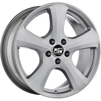 Alu kolo Alu kola MSW 19 FS - stříbrné 6,5x15" 5x108 ET45 73,1