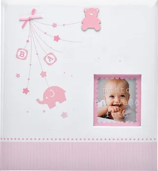 Fotoalbum KPH Heisler Handelsgesellschaft Baby start 33 x 30 cm růžové 60 stran