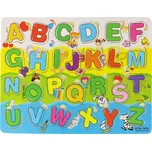 Rappa 058064 dřevěná vkládačka abeceda
