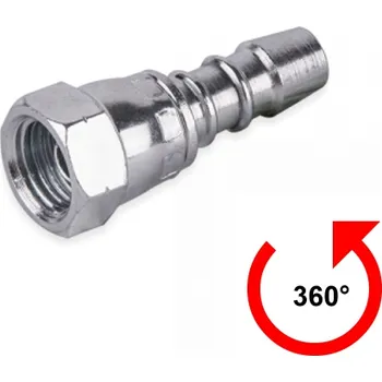 Bradas Otočný nátrubek s maticí G1/4LH PRA9 Otočný - pro lepší manipulaci