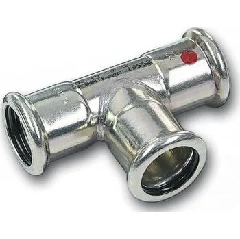 rozdělovač topení T-kus pro vnitřní lisování 28 mm pozink Sanha Therm