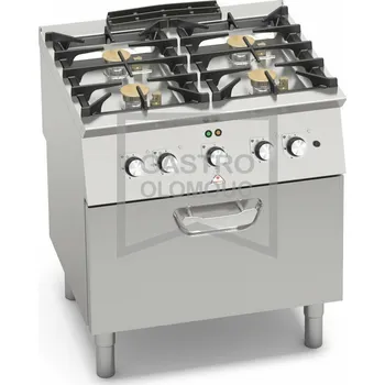 Sporák Plynový sporák Bertos SG7F4+FE2/SC Varianta: Plynový sporák Bertos SG7F4+FE2/SC