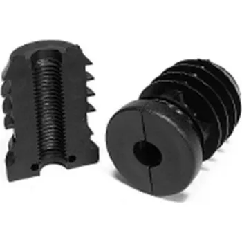 Vrut Záslepka do trubky s plastovým závitem Série JRK Série JRK 16 M8 černá