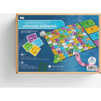 Desková hra Desková didaktická hra Převody jednotek