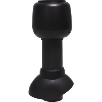 Kanalizační potrubí Vilpe Vilpe 110P/300 Sanitární odvětrávací potrubí s hlavicí černá