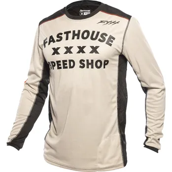 cyklistický dres Fasthouse Classic Swift Long Sleeve Jersey Cream Velikost: S