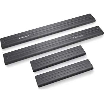 Tuning CRONI Kryty prahů Asymetric Volkswagen UP! - Hatchback 3 2015-2020 Kryt: asymetrický, Barva: Satin černý