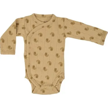 Kojenecký body LODGER body ROMPER LONG SLEEVES FLAME TRIBE Sand vel. 56
