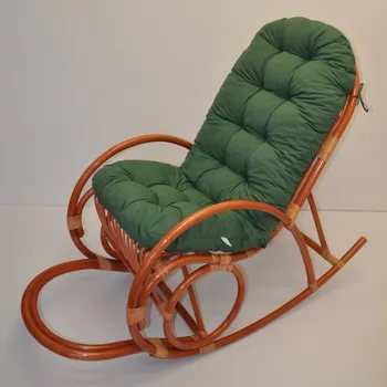 Podsedák Axin Trading s.r.o. Polstr na houpací křeslo tmavě zelený melír