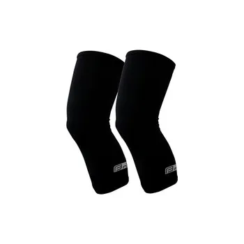 Cyklistické návleky Force návleky na kolena Race lepené černá, vel. S