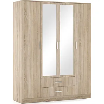 Šatní skříň FALCO Romeo 160 sonoma/zrcadlo