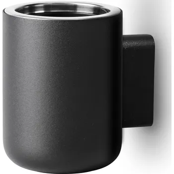 Držák na kartáček Audo Copenhagen, Pohár na zubní kartáčky Menu nástěnný černý - Formadore