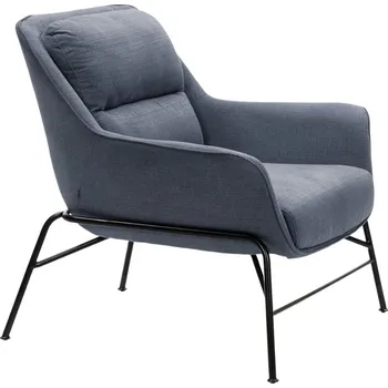 Křeslo Petrolejově modré látkové lounge křeslo Teulat Sadira