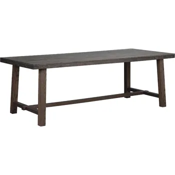 Jídelní stůl Tmavě hnědý dubový jídelní stůl ROWICO BROOKLYN 220 x 95 cm