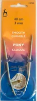 Pony Storex pletací jehlice 40 cm/3 mm