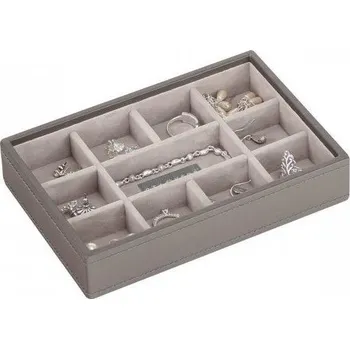 Šperkovnice Stackers, Krabička na šperky Stackers s 11 přihrádkami mini šedo-béžová - Formadore