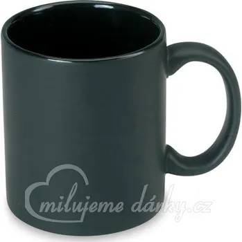 Matný černý keramický hrnek