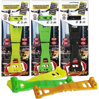 brašna na kolo Držák Roto pro smartphone Silikon žlutá