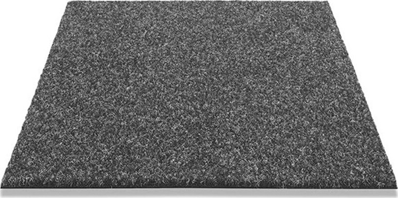 Černý zátěžový kobercový čtverec FLOMA Baltic - délka 50 cm, šířka 50 cm, výška 0,8 cm - 82454873