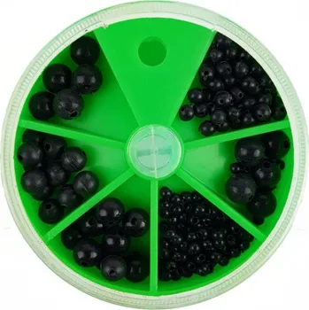 Signalizátor záběru Korálky plastové York - barva černá 67649