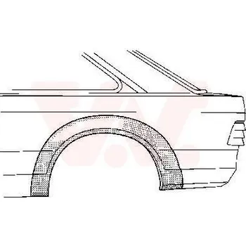 Příslušenství karosérie Boční stěna VAN WEZEL 1844148