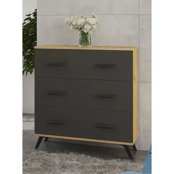 Komoda FALCO Komoda s šuplíky Roky 8 Grafit