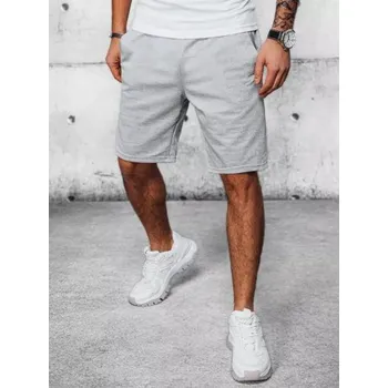 Pánské kraťasy Pánské šortky teplákové ELSA světle šedé