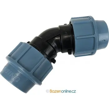 Vodovodní potrubí PE kolena 32mm 45 stupnu