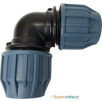 Vodovodní potrubí PE koleno 40 mm 90 stupňů