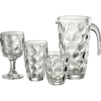 Sklenice Transparentní sklenička s bublinami Loupe - Ø9*10cm / 300ml