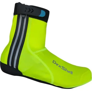 Pánské cyklistické tretry DexShell Light Weight Overshoes M - Hi-vis Yellow + DÁREK